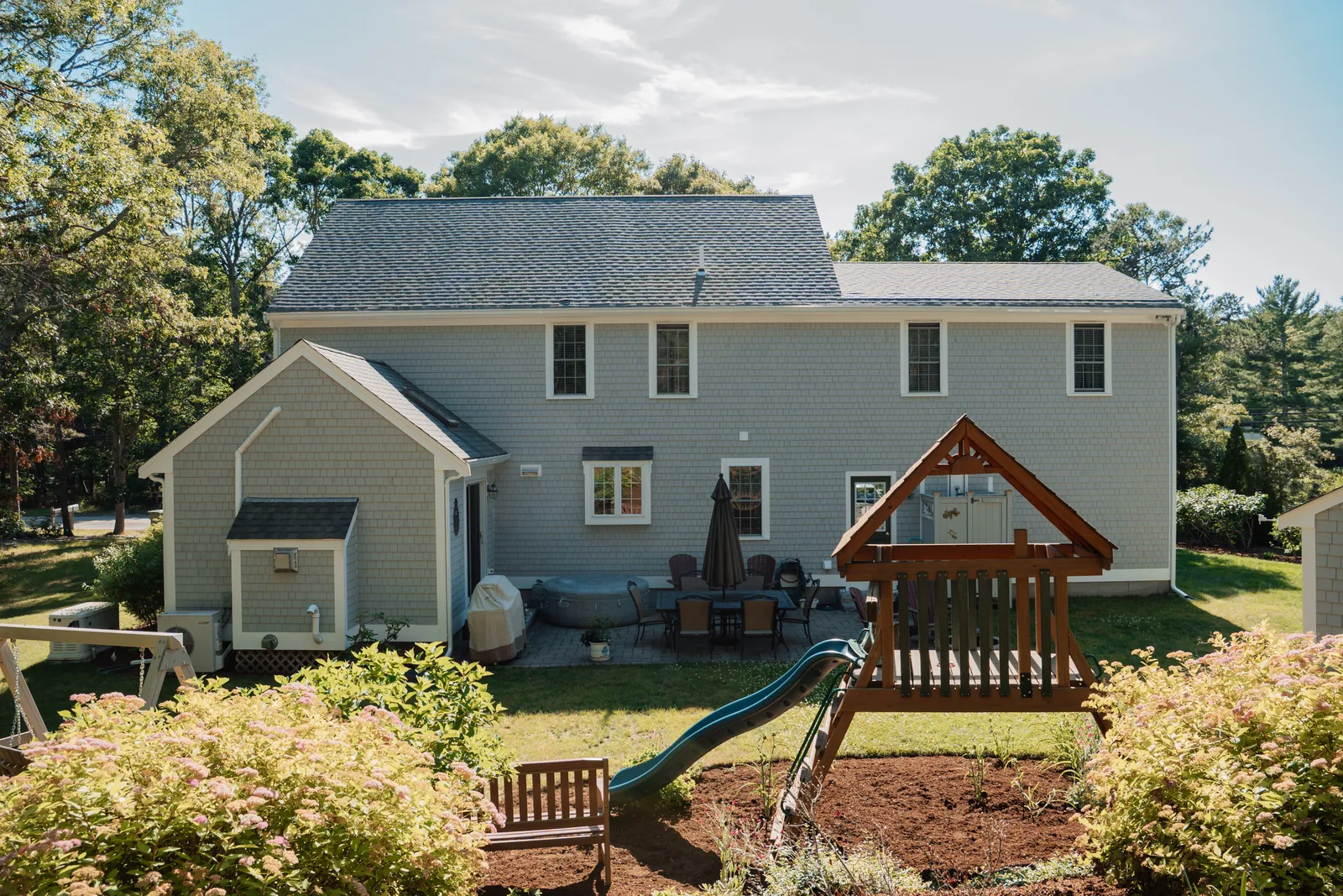 Siding and deck